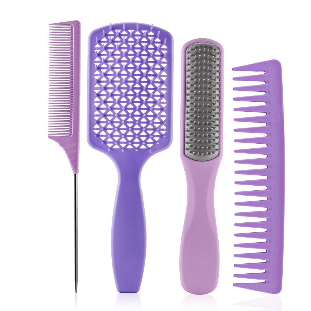 4/pcs Detangle Brush Hair Comb Set