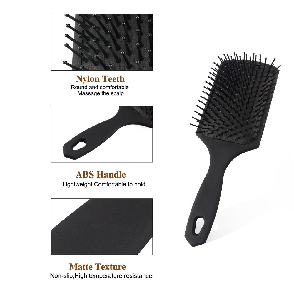 Black Heat Resistant Carbon Hair Set