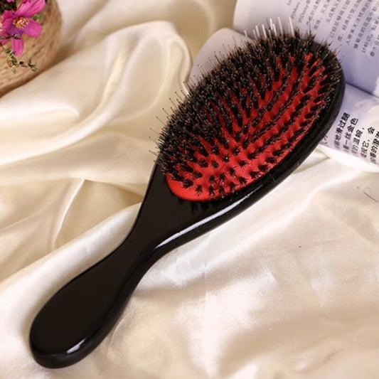 Boar Bristle Scalp Massage Hair Brush