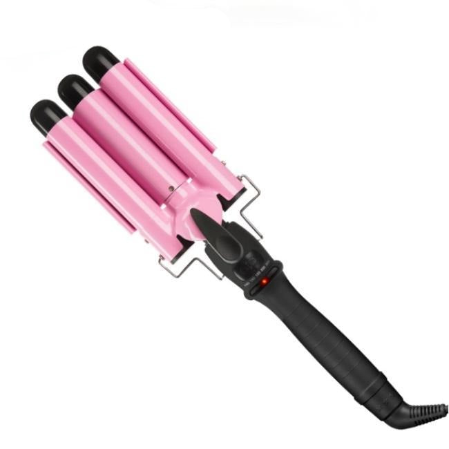 19mm/25mm/28mm Ceramic Triple Barrel Hair Curler