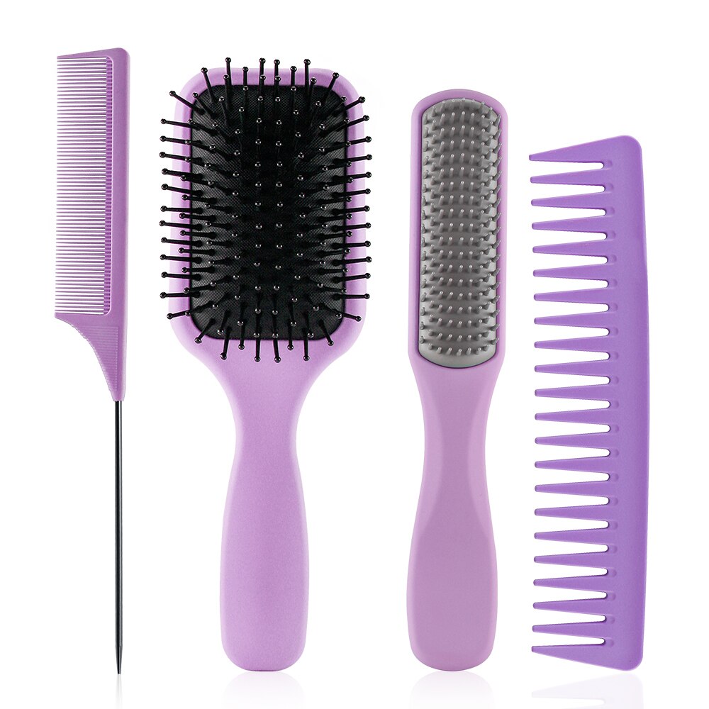 4/pcs Detangle Brush Hair Comb Set