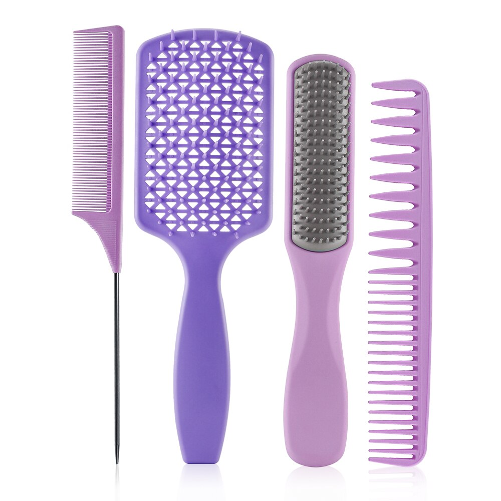 4/pcs Detangle Brush Hair Comb Set