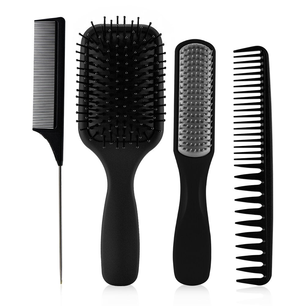 4/pcs Detangle Brush Hair Comb Set