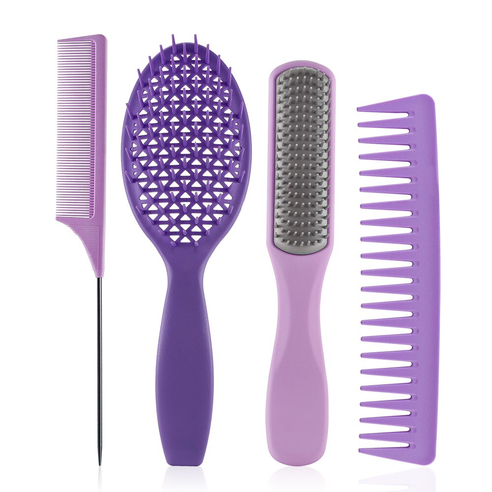 4/pcs Detangle Brush Hair Comb Set