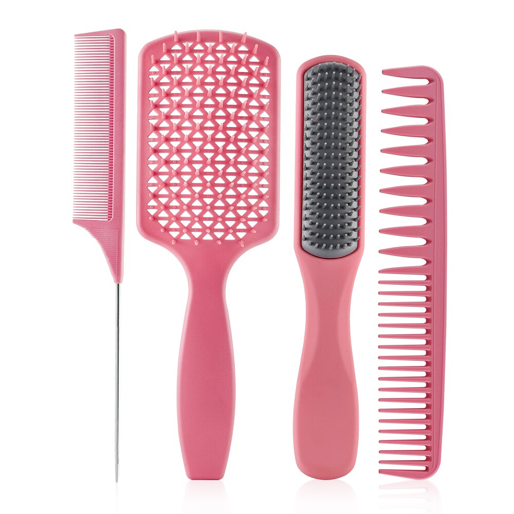 4/pcs Detangle Brush Hair Comb Set