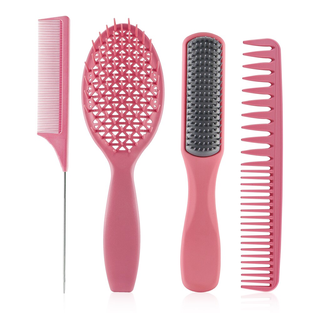 4/pcs Detangle Brush Hair Comb Set