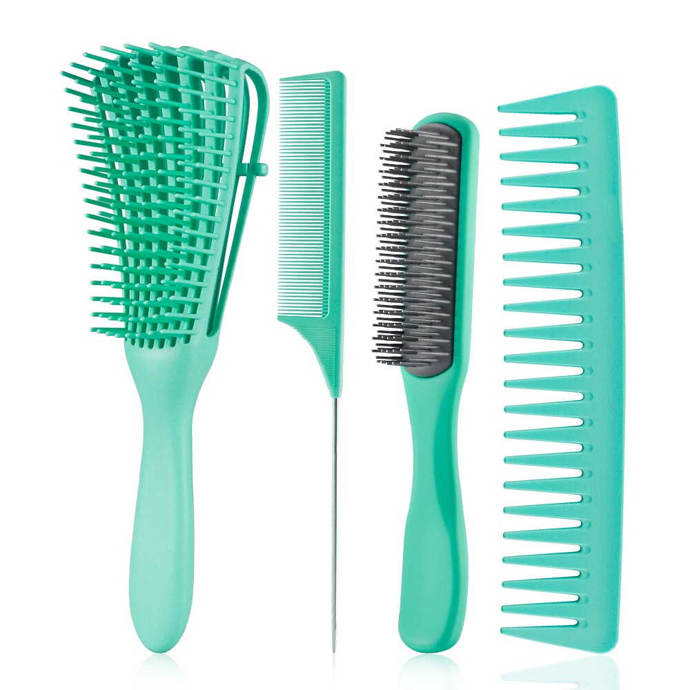 4/pcs Detangle Brush Hair Comb Set