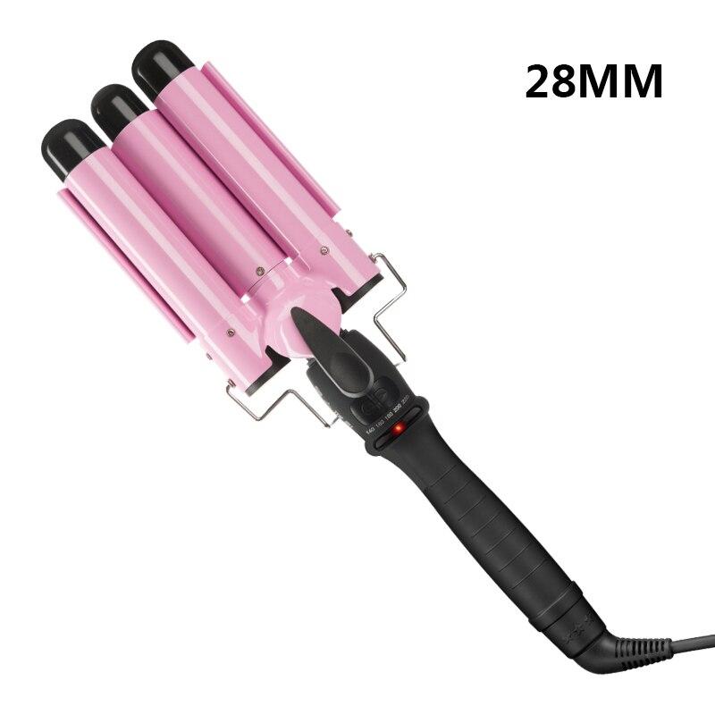 19mm/25mm/28mm Ceramic Triple Barrel Hair Curler