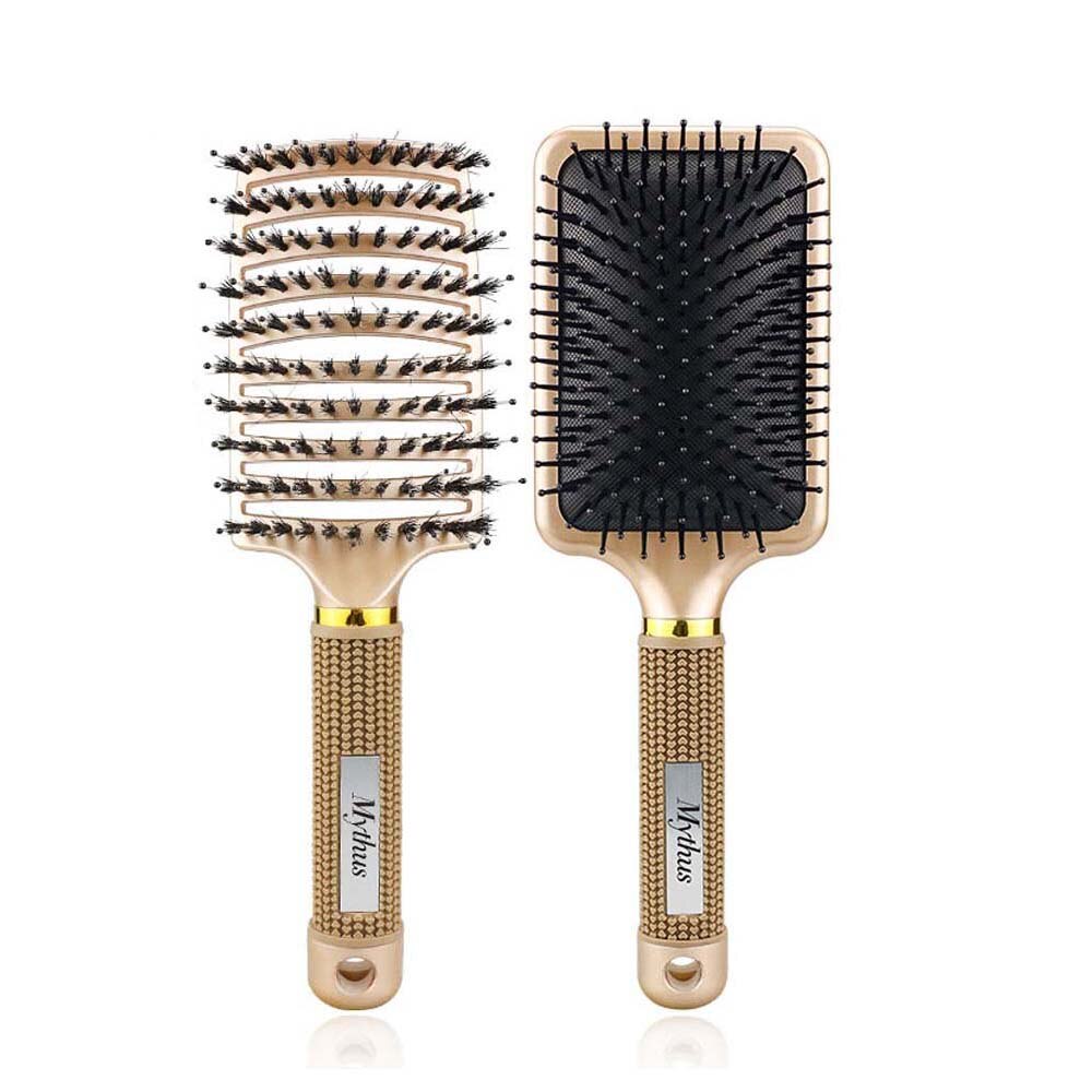 Salon Hair Styling Brush Kit Gold