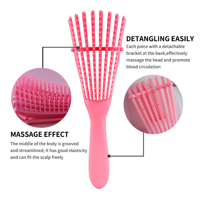 4/pcs Detangle Brush Hair Comb Set